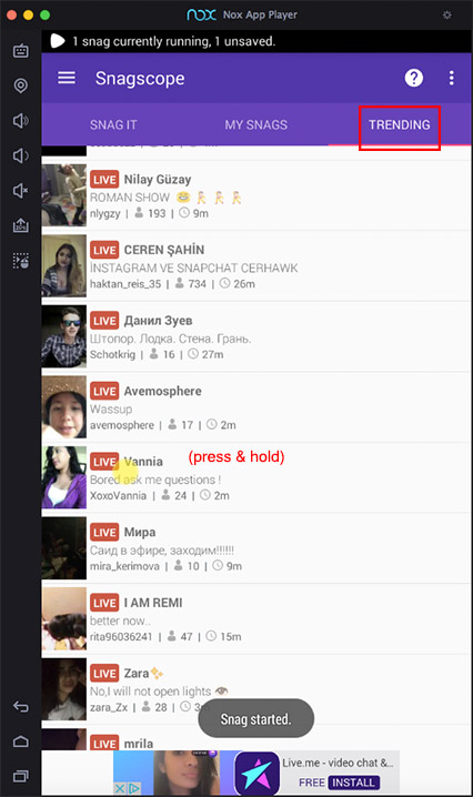 nox_snagscope_quicksnag